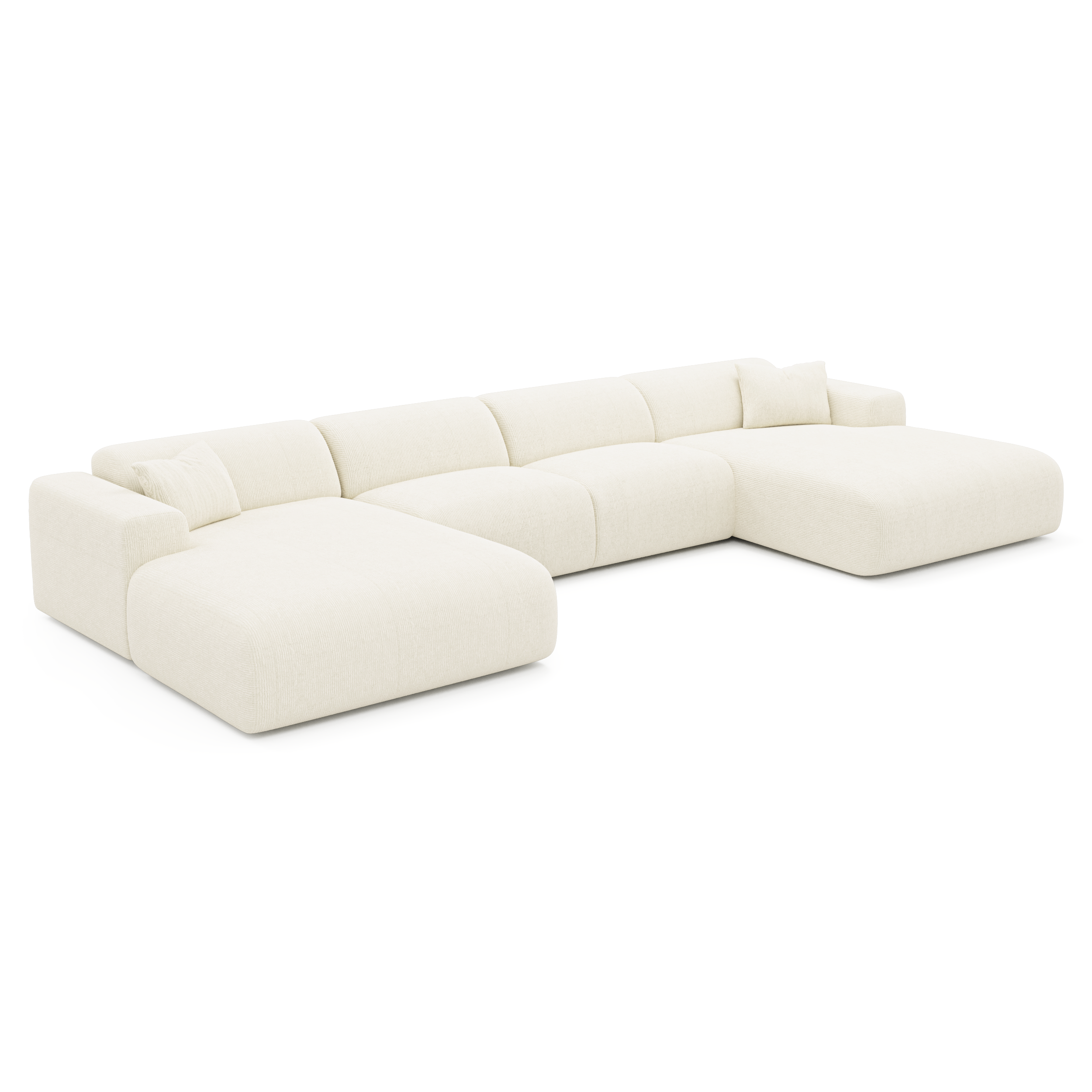 Sia Home Myra canapé symétrique crème beige 356 cm