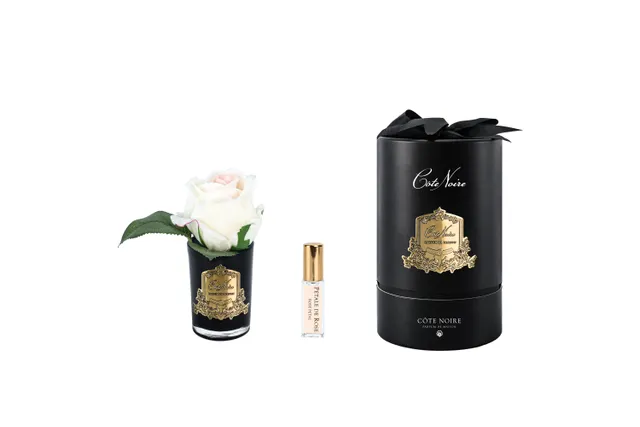 Côte Noire Perfumed RMRB42 rose bouton blush verre noir