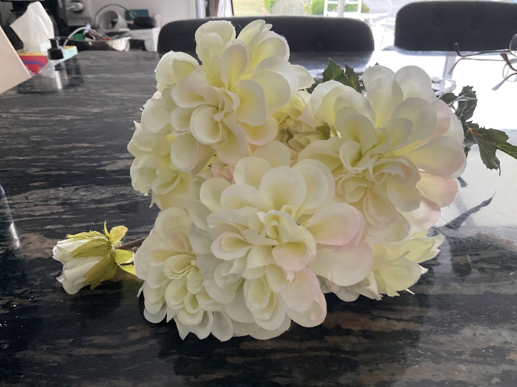 Sia Home Dahlia Andreas 67 cm fleur artificielle jaune