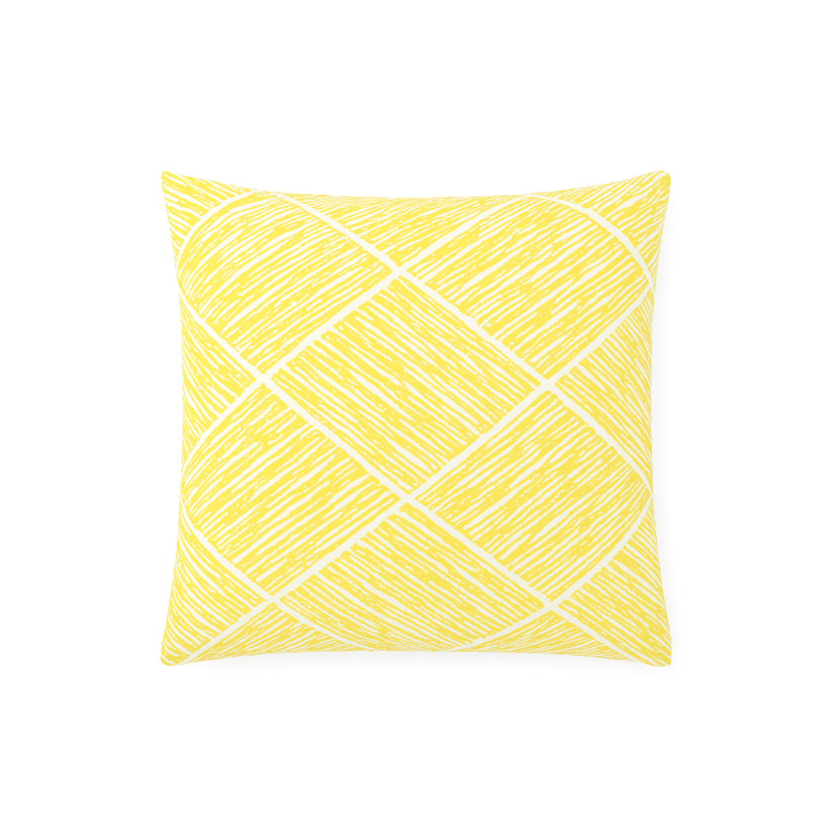 Sia Home Smile housse de coussin jaune 40x40 coton