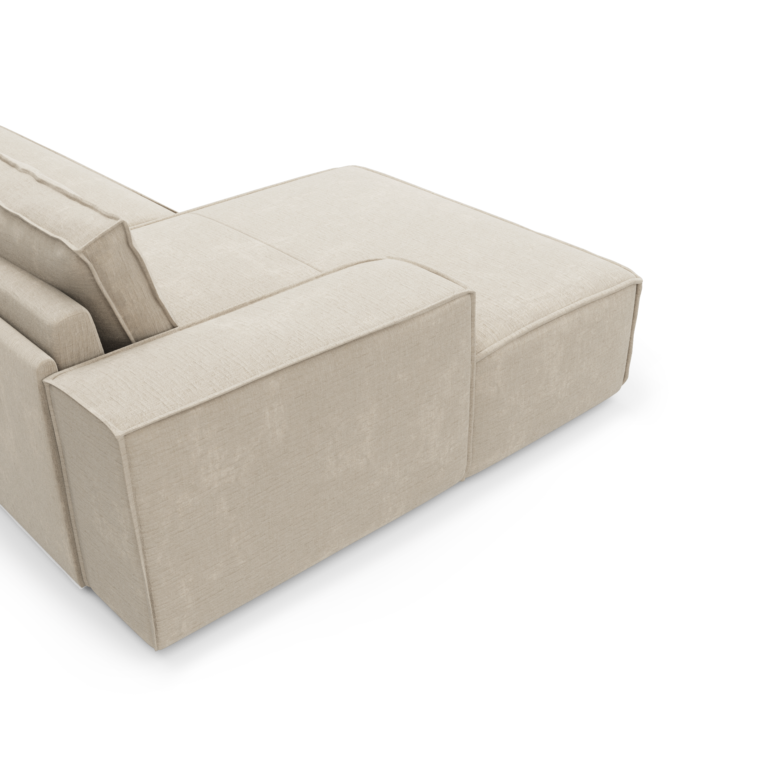 Sia Home Joan Convertible Angle Gauche canapé crème matelas