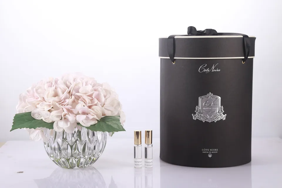 Côte Noire Hydrangeas LHY03 hortensia artificiel blush cristal