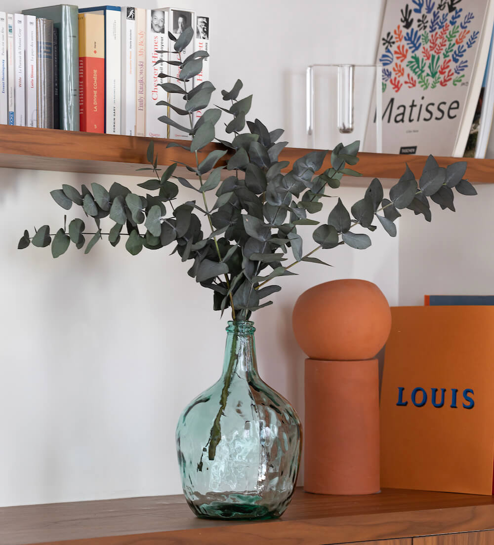 Flowrette Vases dame jeanne verre recyclé 4 litres
