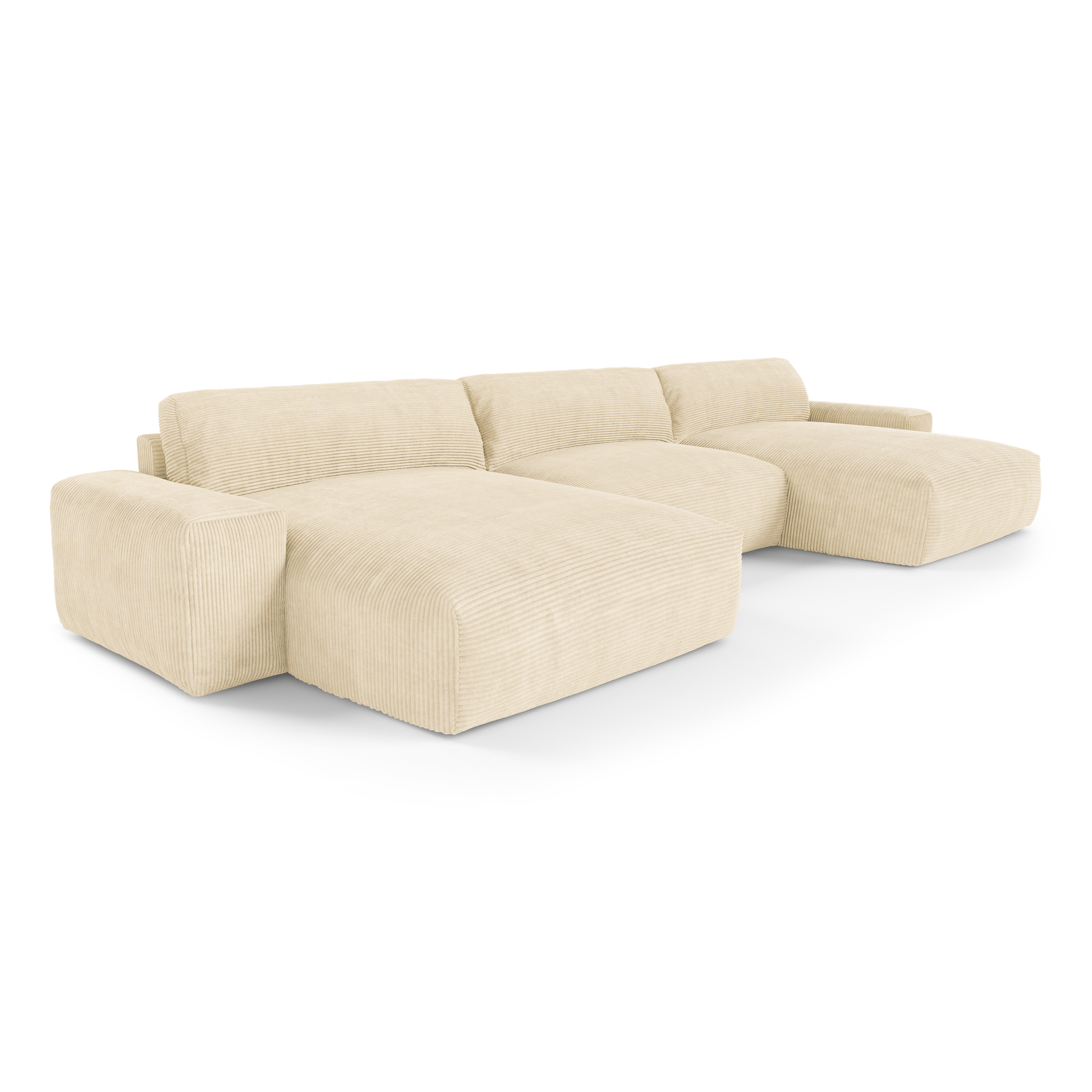 Sia Home Bliss canapé panoramique crème 5 places