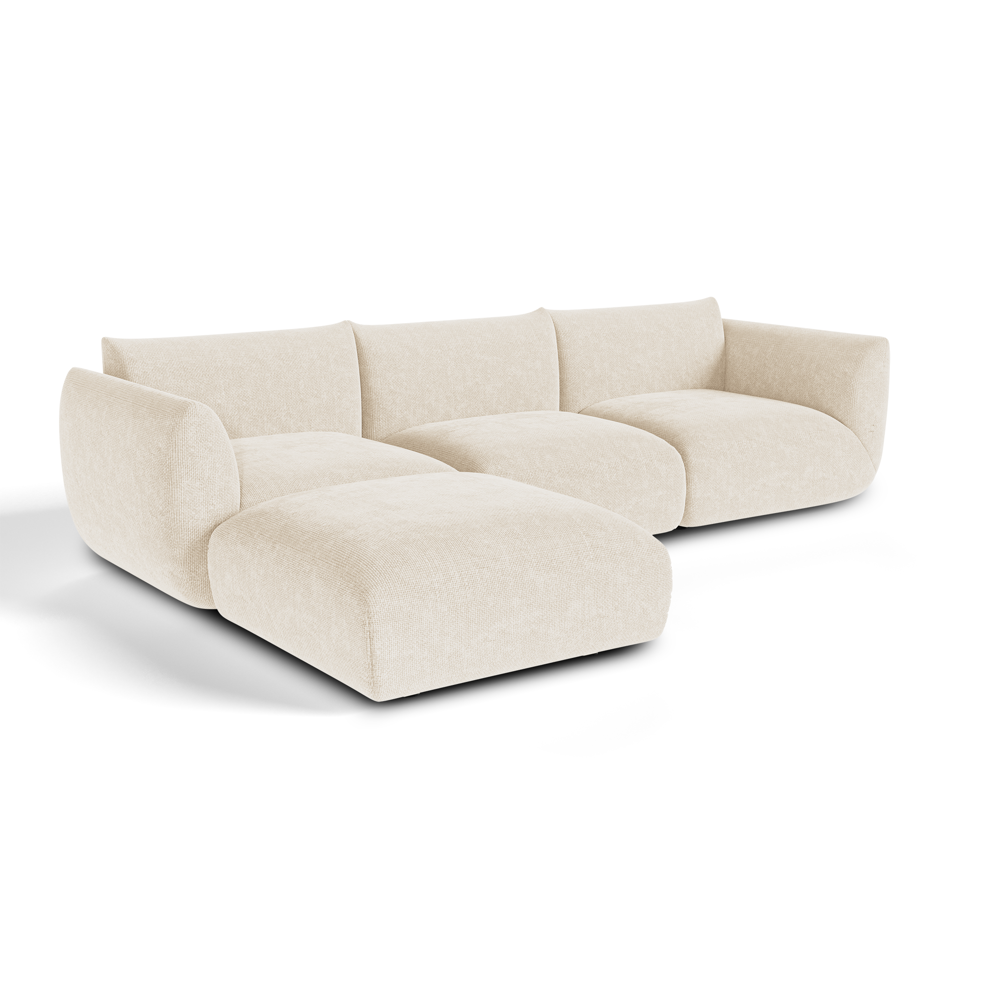 Sia Home Nooma canapé angle modulable 5-6 places salon
