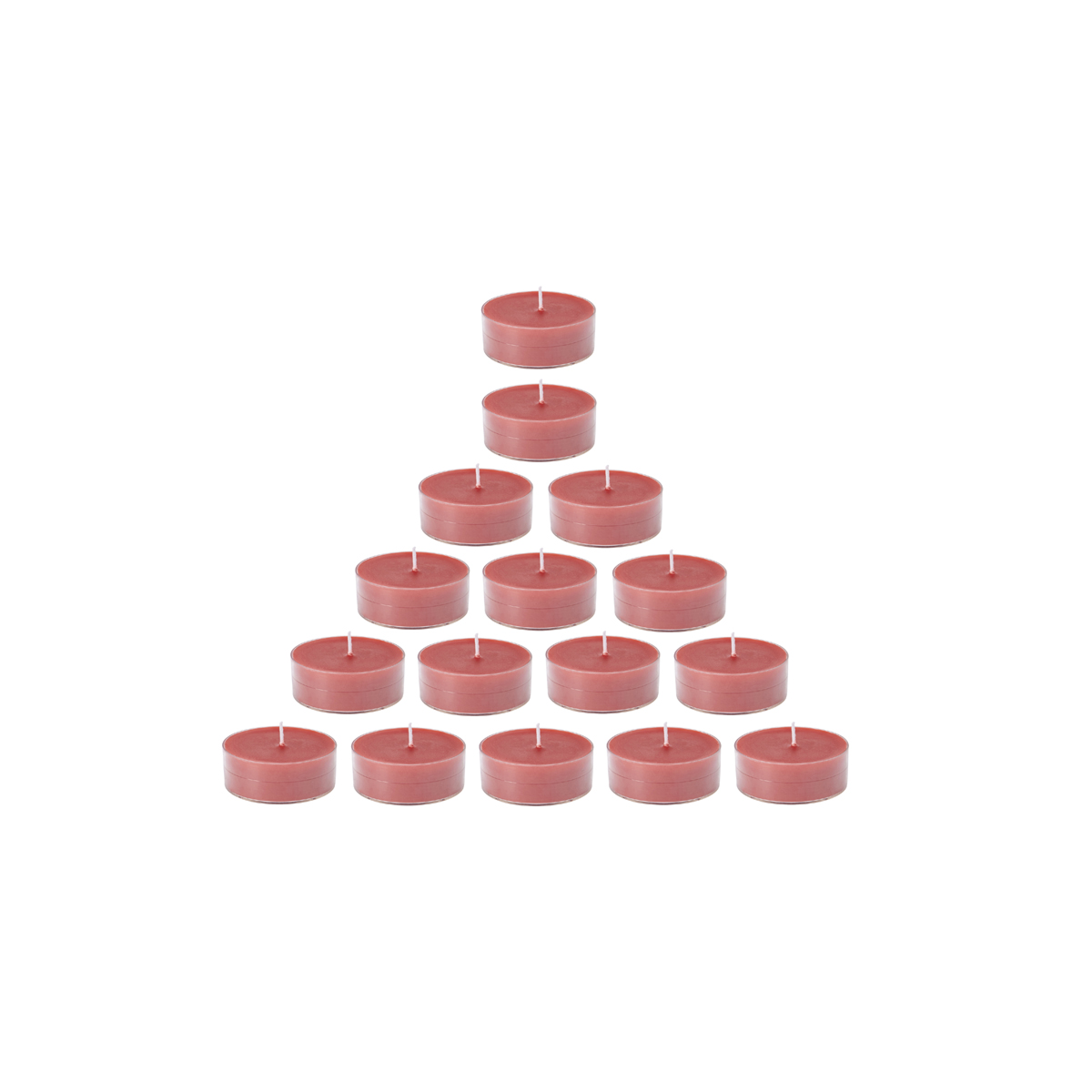 Sia Home Flammes Bougies Rouge Blanc 18 mm Lot 16 Cire