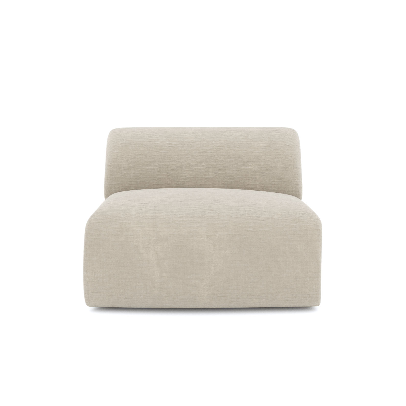 Sia Home Myra fauteuil sans accoudoirs crème