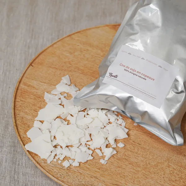 Flowrette Bougies cire soja 800 g 5 bougies combustion lente
