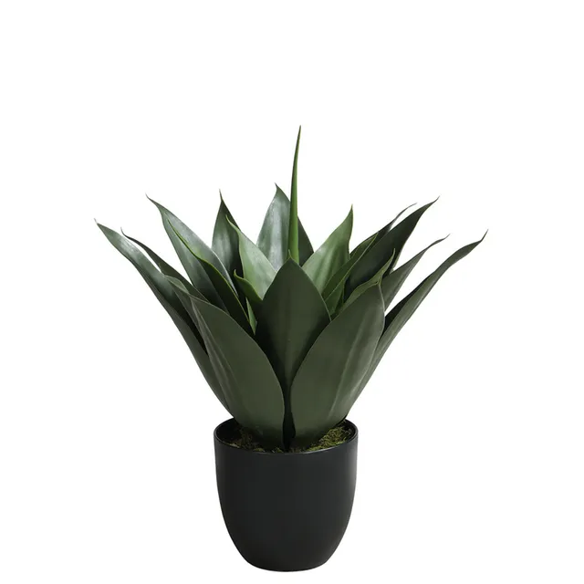 Sia Home Agave 51 cm plante artificielle verte pot