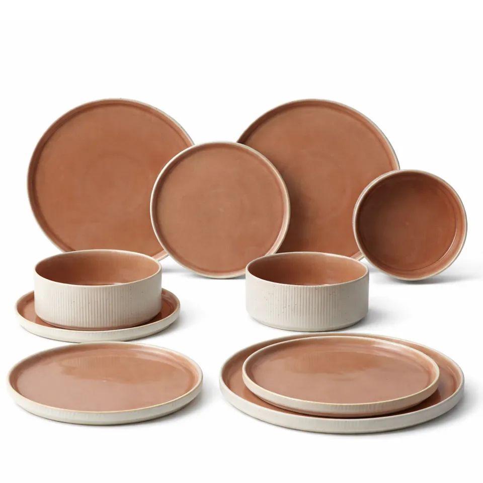 Sia Home Amsterdam service 16 pièces grès beige