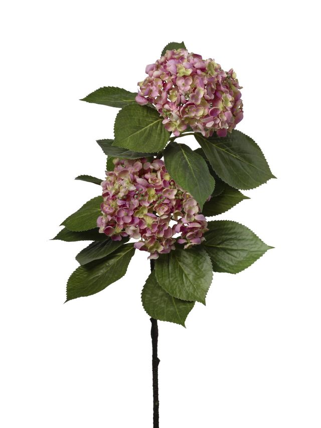 Feuillazur Rungis Hortensia fleur artificielle bleue 80 cm