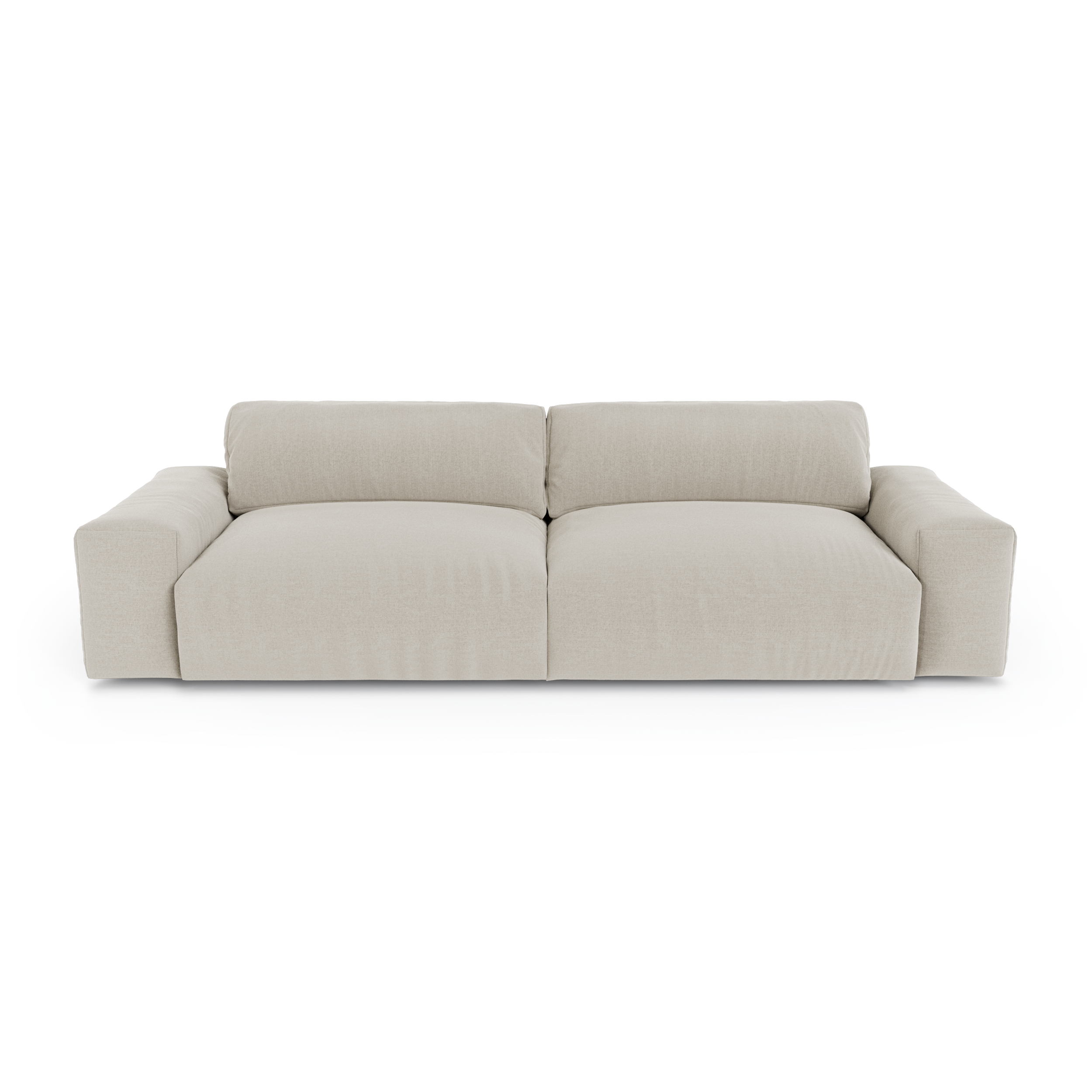 Sia Home Bliss canapé droit beige 5 places assise confort