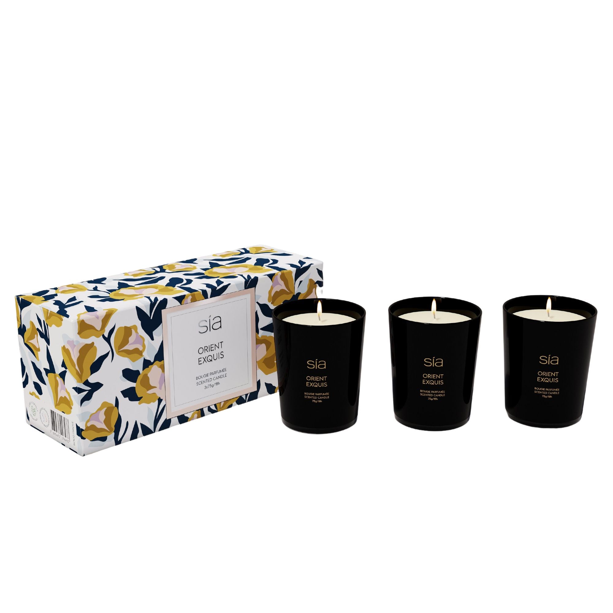 Sia Home Orient Exquis bougie parfumée noire