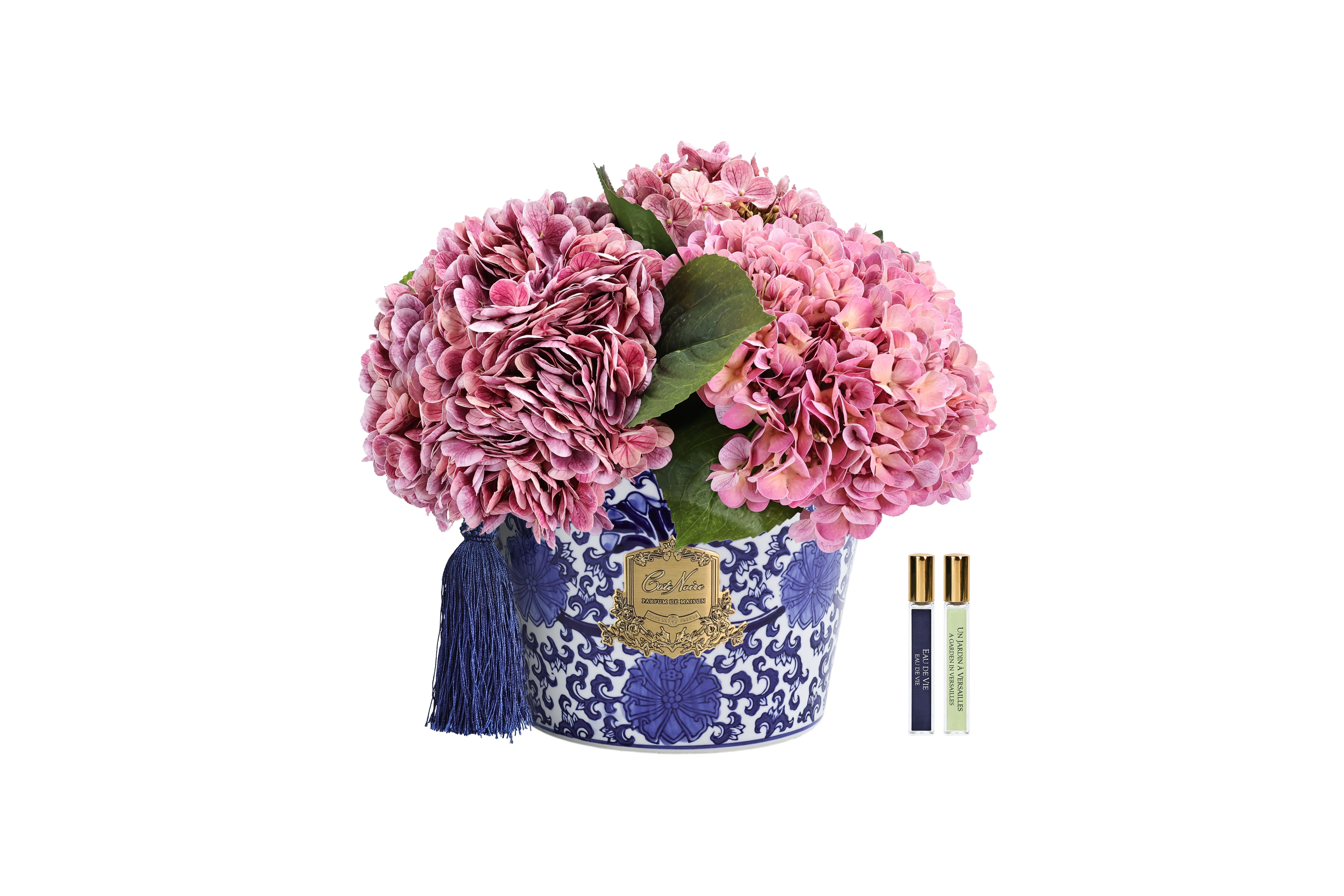 Côte Noire Hydrangeas OH02 fleurs artificielles rose mixte