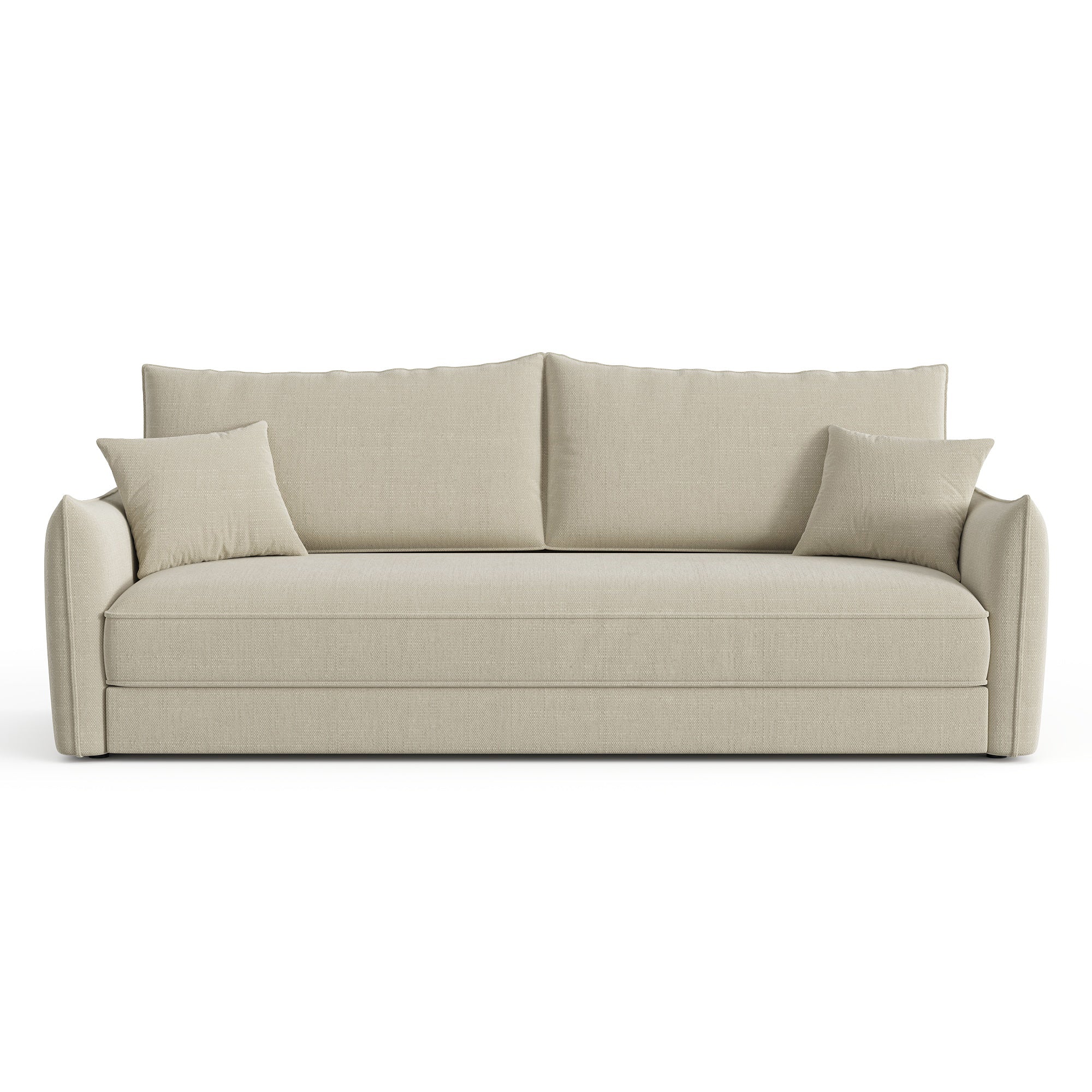 Sia Home Plume canapé convertible 3 places beige