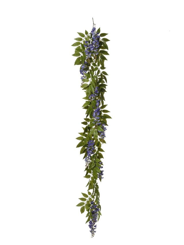 Feuillazur Rungis Guirlande glycine artificielle violet 200cm