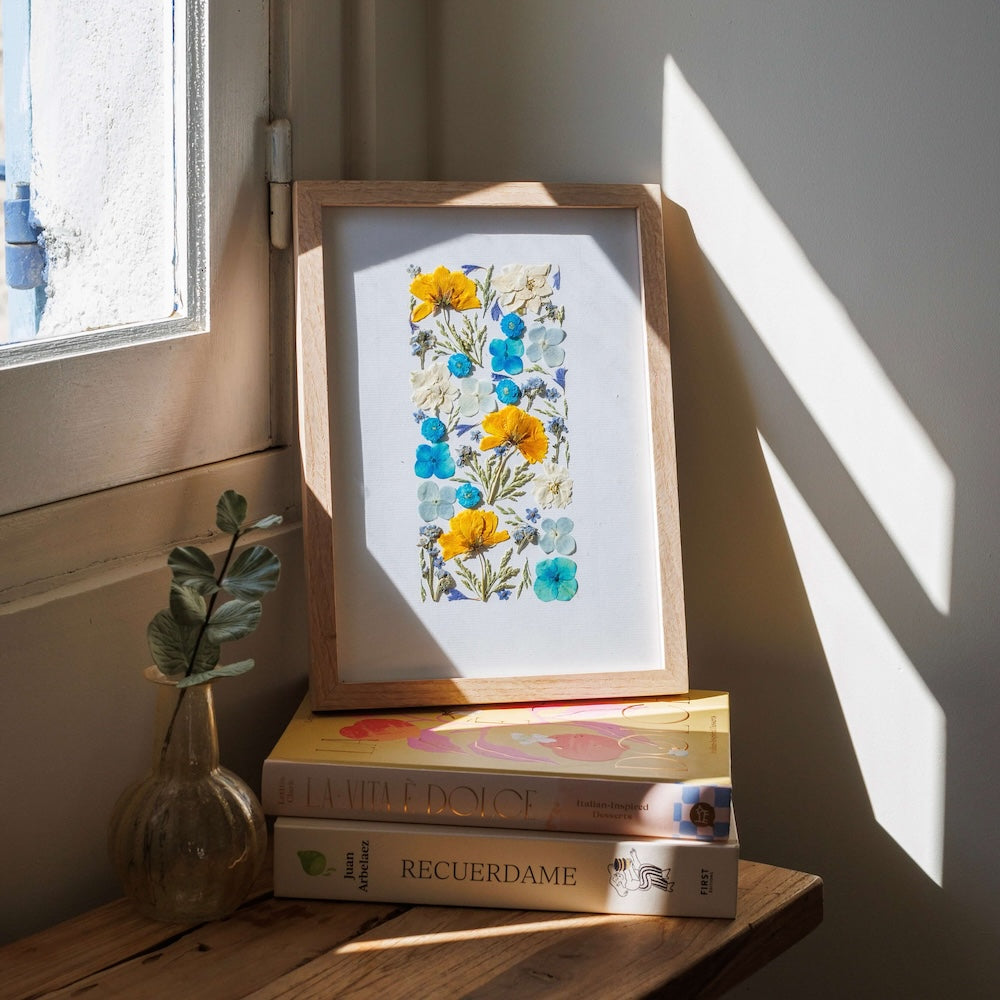 Flowrette Rêve en fleur herbier fleurs séchées A4