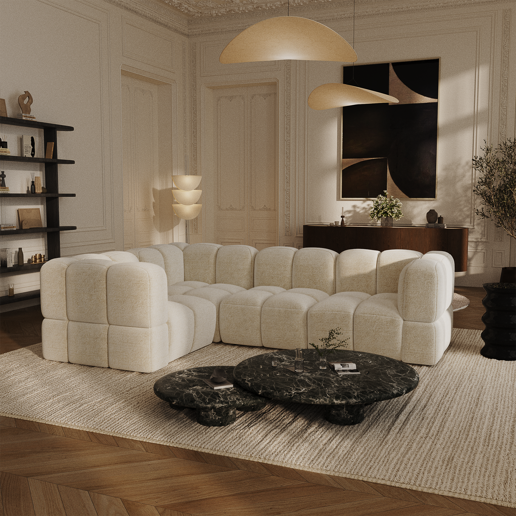 Sia Home Nubi canapé angle gauche modulable 256x178