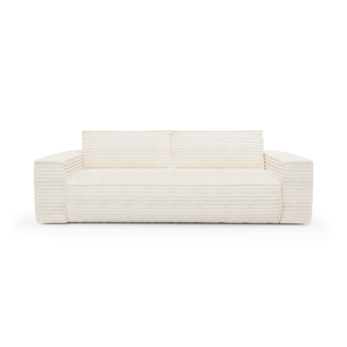Sia Home Joan canapé convertible 140 cm crème matelas mémoire