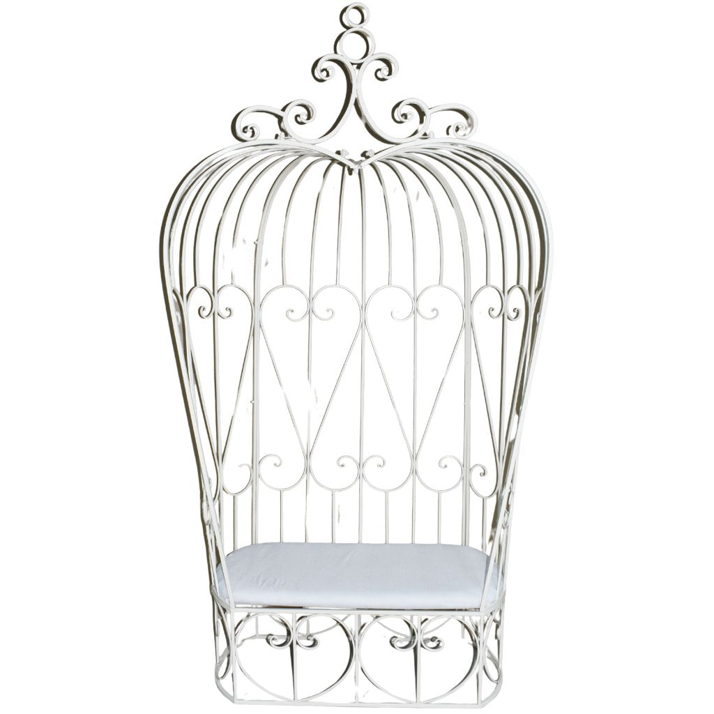 Feuillazur Rungis Banc royal structure blanche mariage