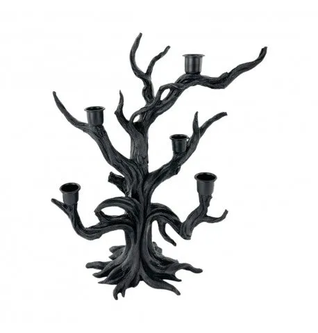 Feuillazur Rungis Chandelier bougeoir arbre noir