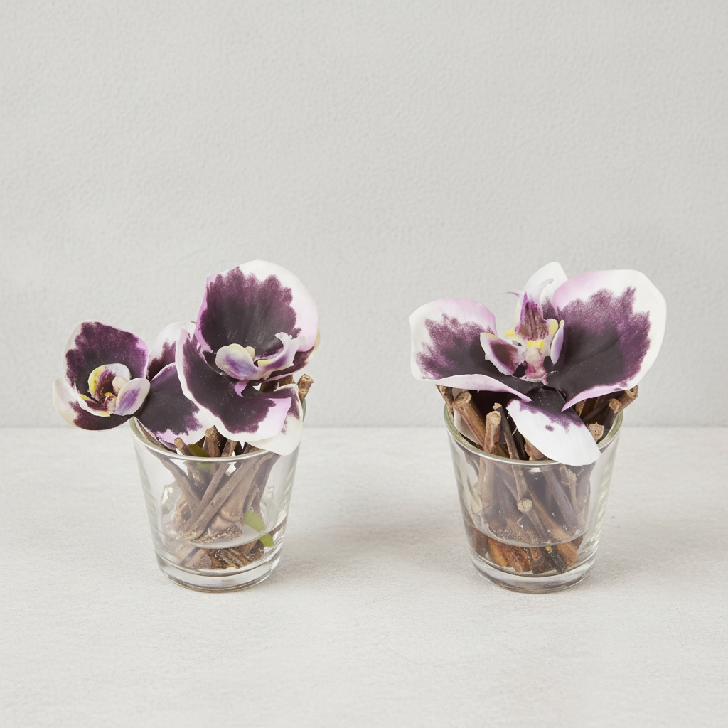 Sia Home Sissi orchidées artificielles illusion eau fuchsia