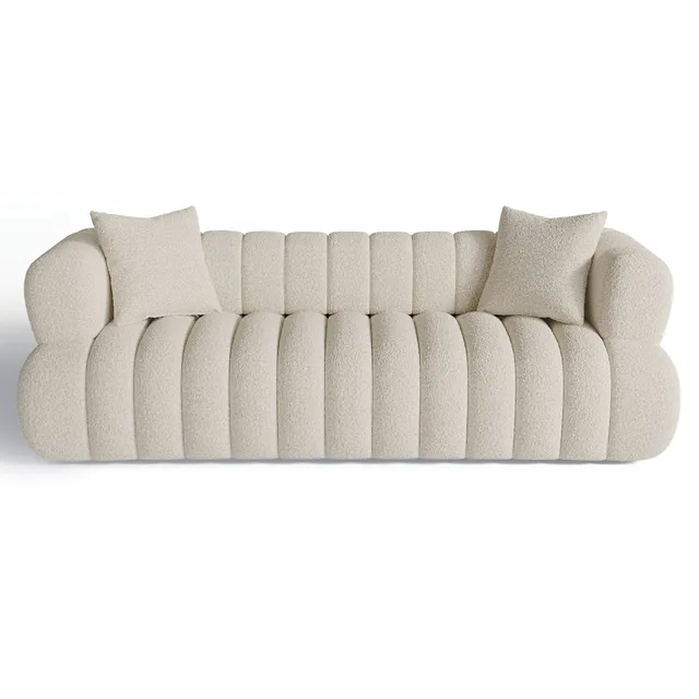 Sia Home Canapé Ross canapé 3 places crème