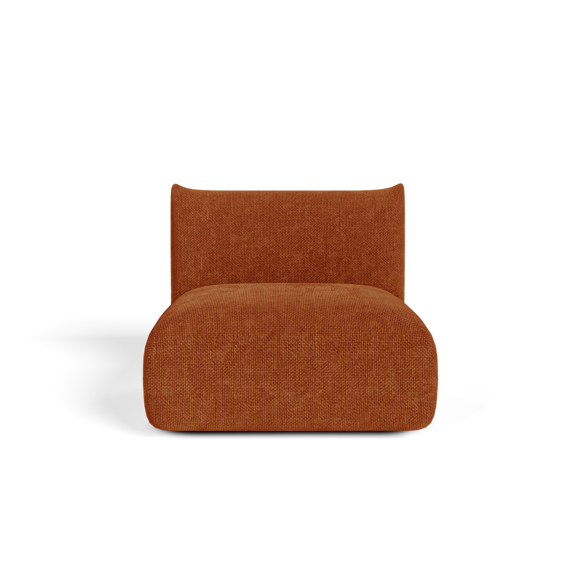 Sia Home Nooma fauteuil tissu crème modulaire arrondi