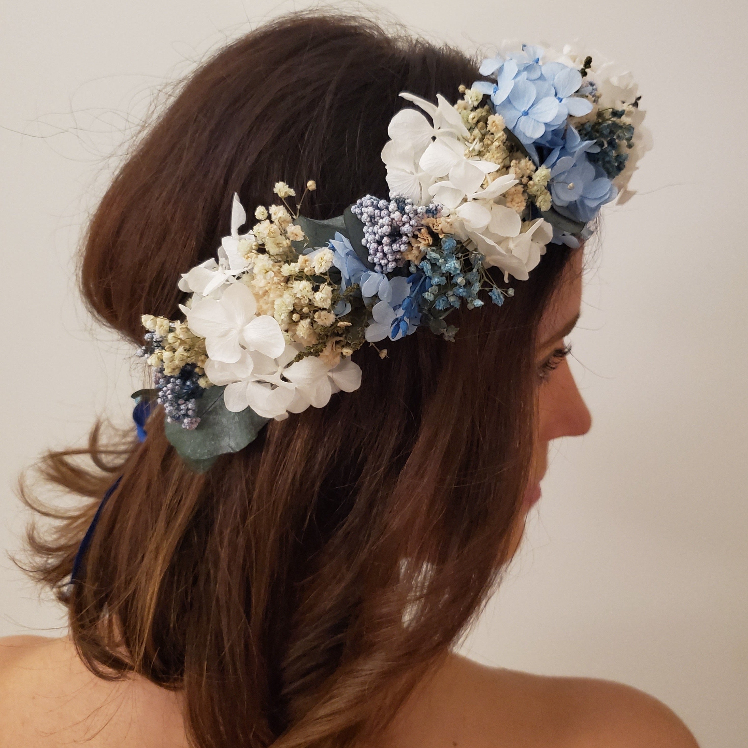 Ateliers Ouchamp Couronnes Rue Bleue couronne de tête mariage