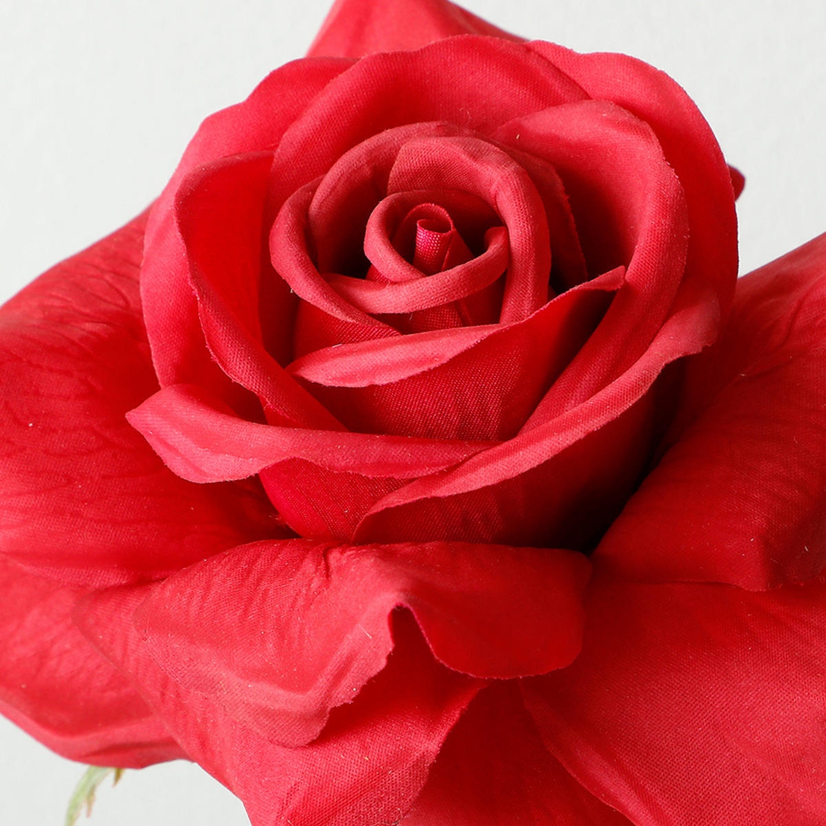 Sia Home Tiges de Fleurs artificielles Rose Dutchess 50 cm rouge