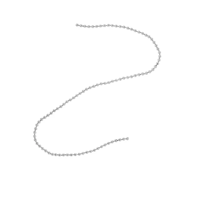 Sia Home Perles guirlande décorative blanc argenté 180 cm