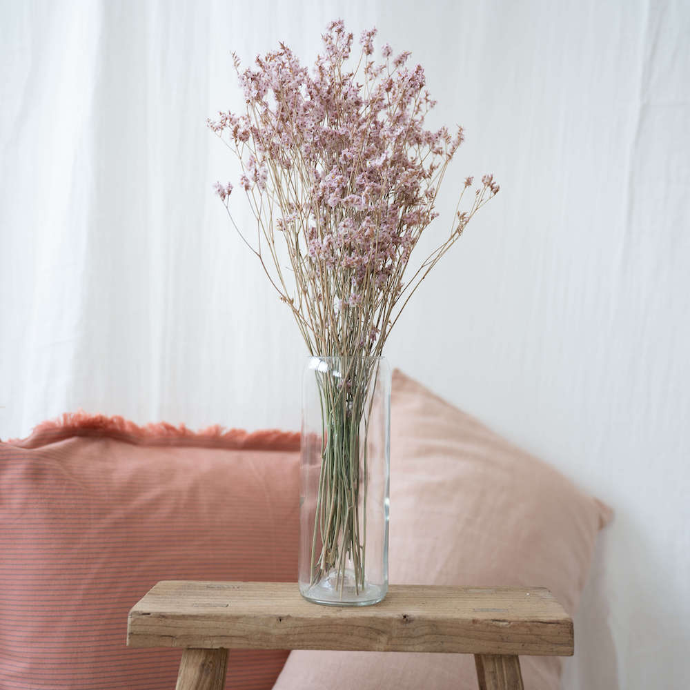 Flowrette Vases Sauvignon vase verre recyclé fleurs séchées