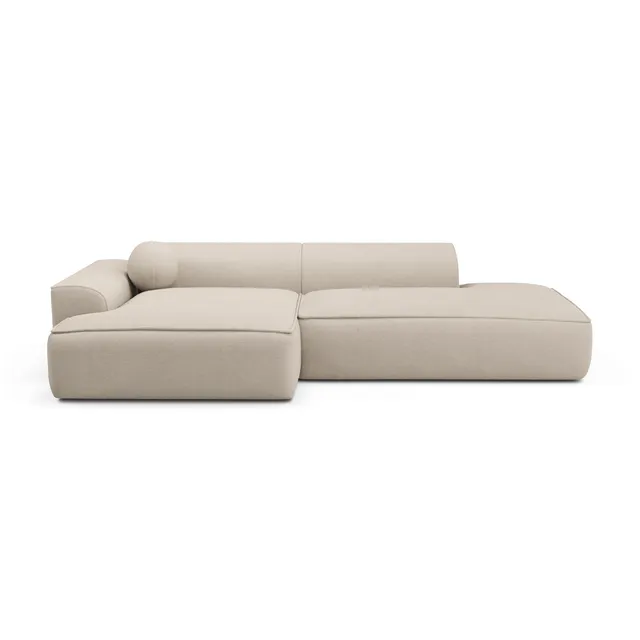 Sia Home Ania canapé angle gauche crème 5 places
