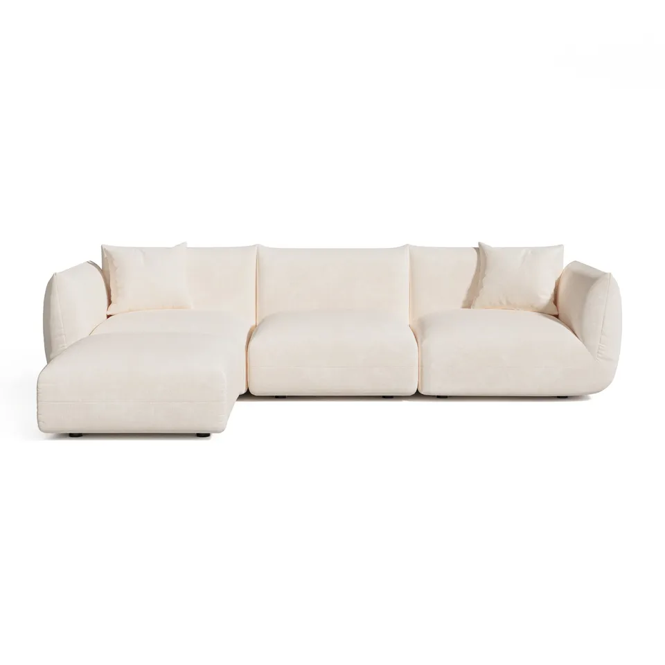 Sia Home Nooma canapé angle modulable 5-6 places salon