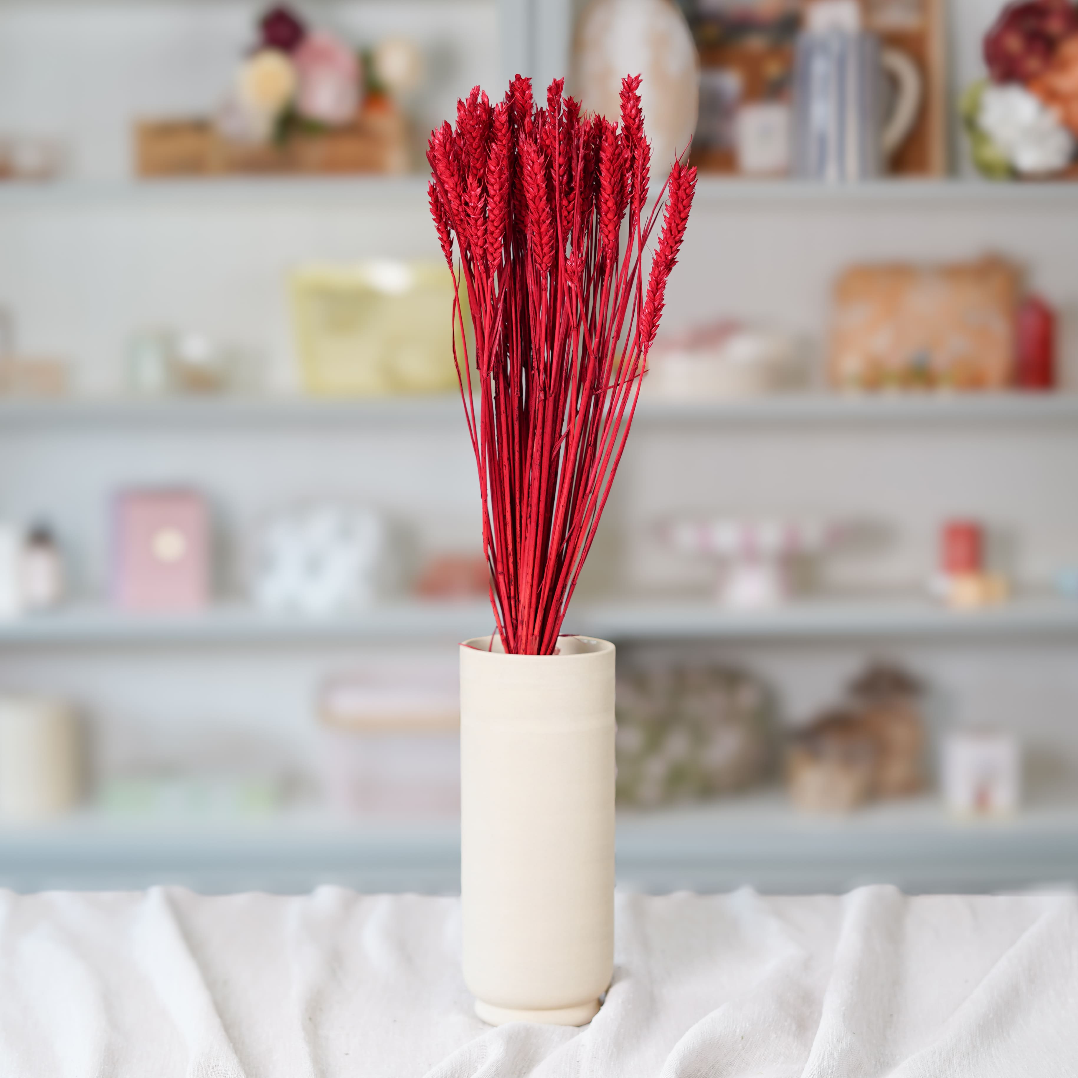 Flowrette Botte Blé rouge fleur séchée x1 champêtre