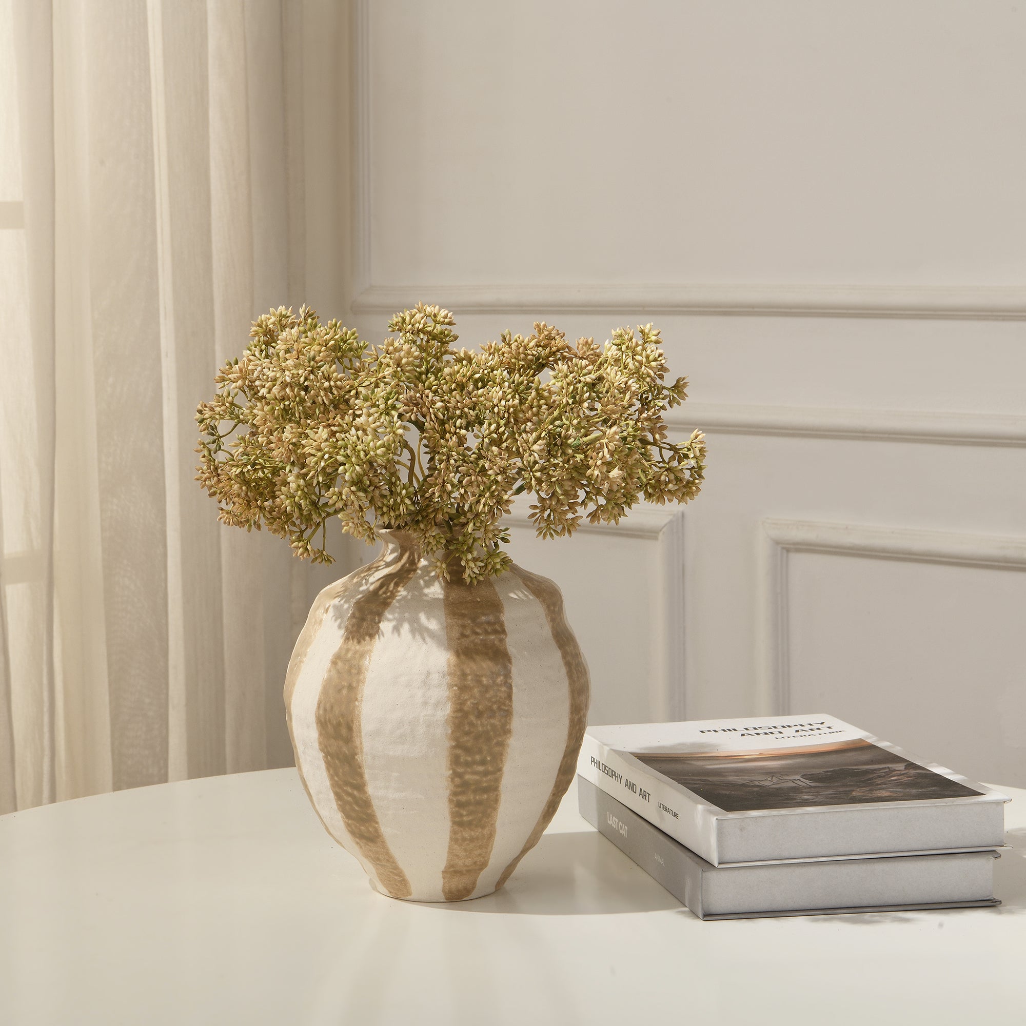 Sia Home Orpin bouquet artificiel ivoire 30 cm