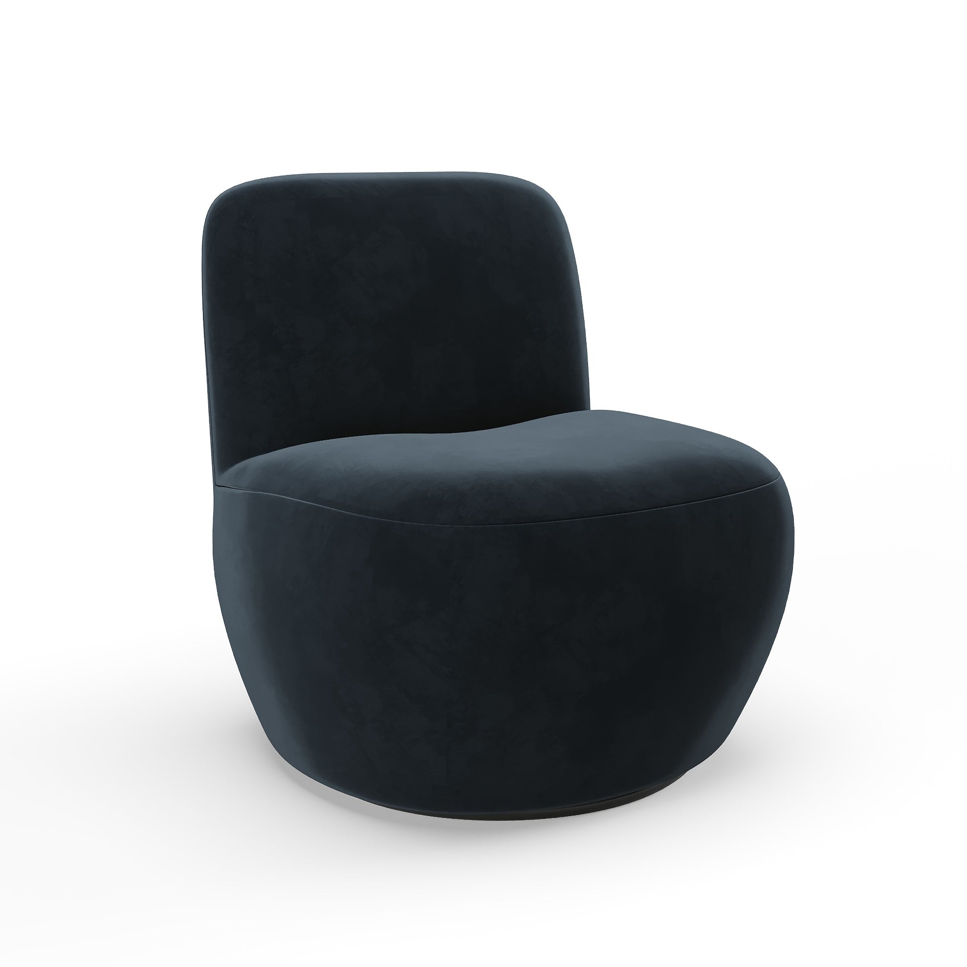 Sia Jena fauteuil pivotant beige tissu salon