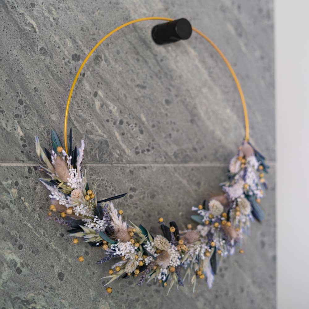 Flowrette kit DIY couronne murale Lombok cercle 30 cm