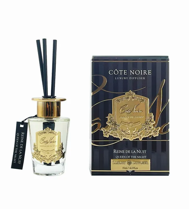 Côte Noire Queen of the Night diffuseur parfum 90 ml doré
