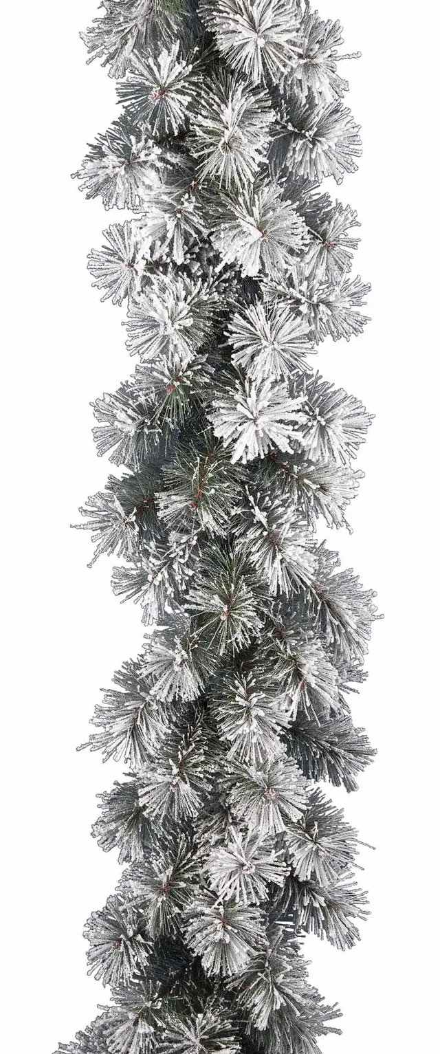 Feuillazur Rungis Guirlande Enneigé sapin artificiel 25 cm