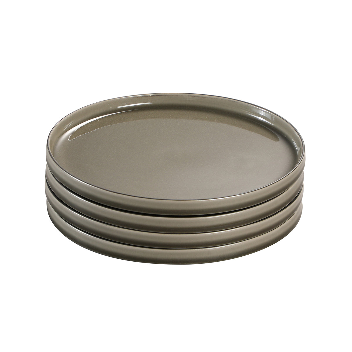 Sia Home Greeny Service 4 assiettes dessert assiette vert 22,2 cm