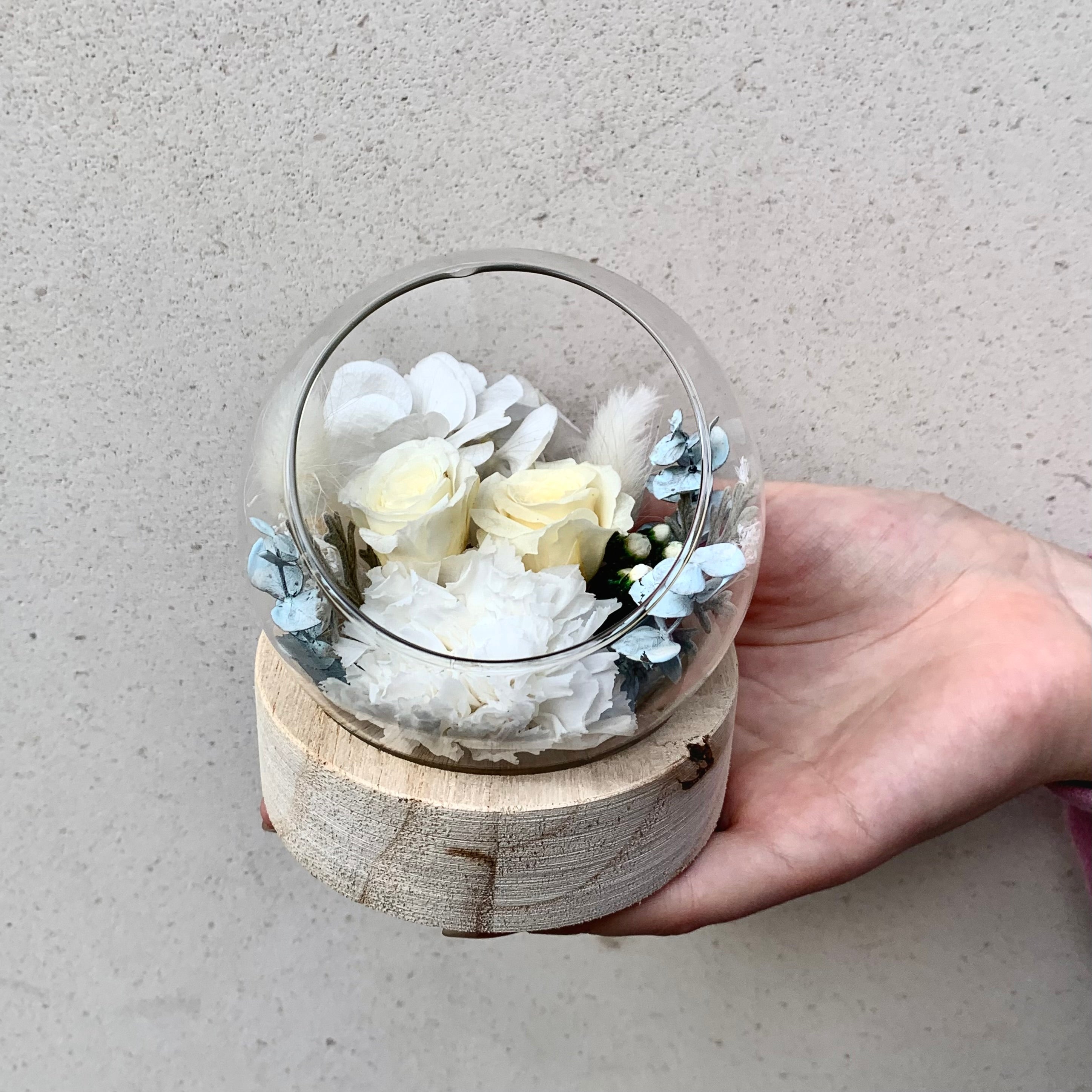 Ateliers Ouchamp Bulles Rue Stendhal bulle fleurie 10 cm