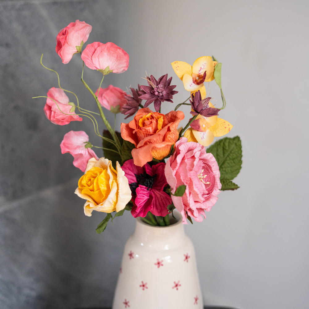 Flowrette Molière bouquet fleurs en papier sans entretien