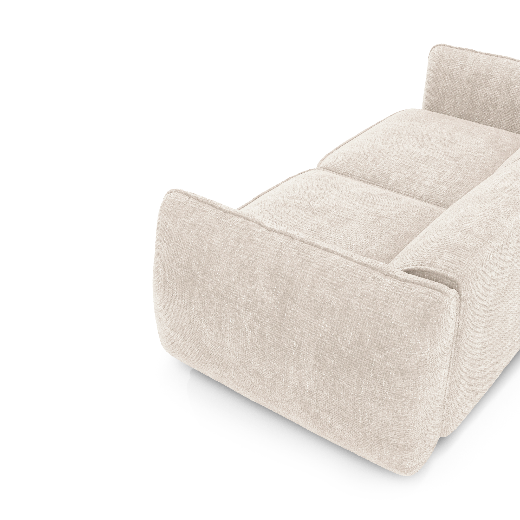 Sia Home Livia canapé crème design arrondi