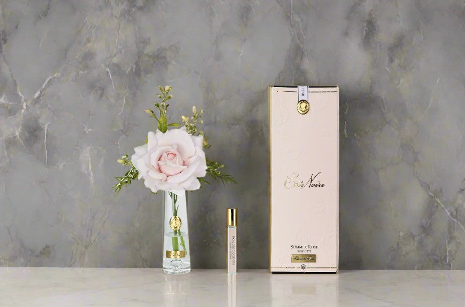 Côte Noire Summer SRG06 rose french pink vase or