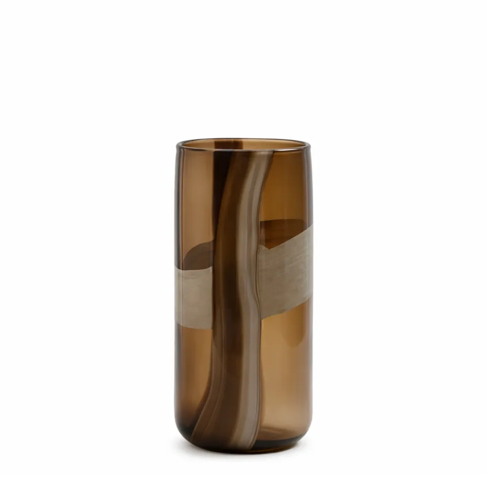 Sia Home Vases Linéa 30 cm vase verre marron