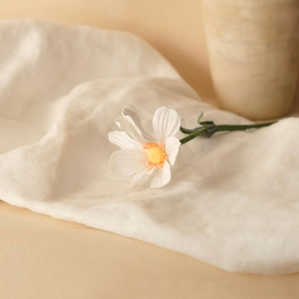 Flowrette Fleurs en papier cosmos blanc fleur papier à l'unité