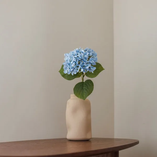 Flowrette hortensia fleur artificielle bleu clair Real Touch
