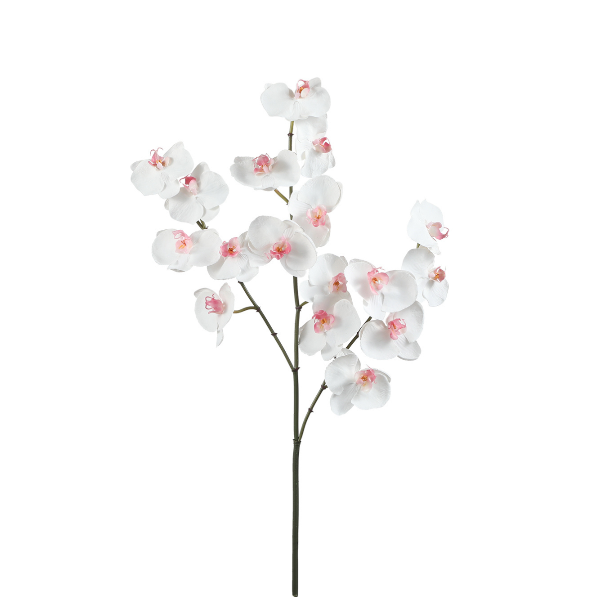 Sia Home Orchidée Phalaenopsis tige artificielle blanc 66 cm