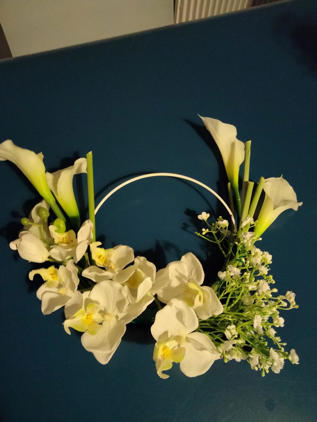 Flowrette White Aroma bougie blanche fleur